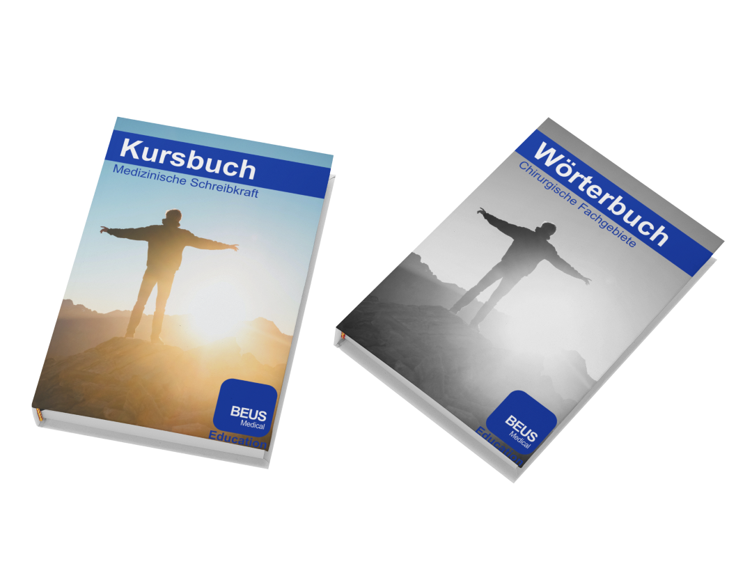 Zwei Kursbücher auf einem weißen Hintergrund